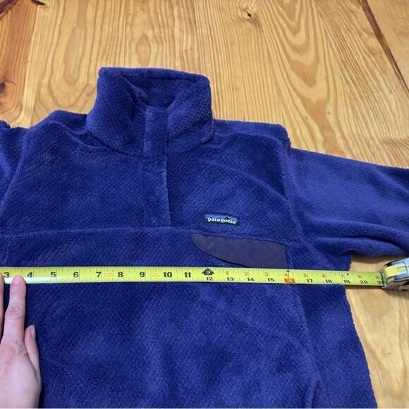 Patagonia Purple Plush Quarter Snap-T Fleece Jacket Womens SIZE MED - Picture 9 of 11